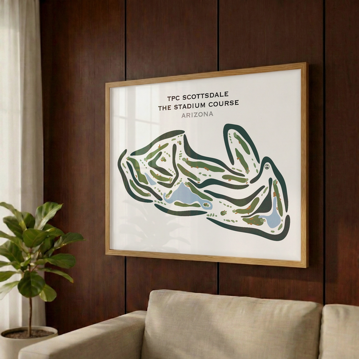 TPC Scottsdale Stadium Course, Arizona - Printed Golf Courses