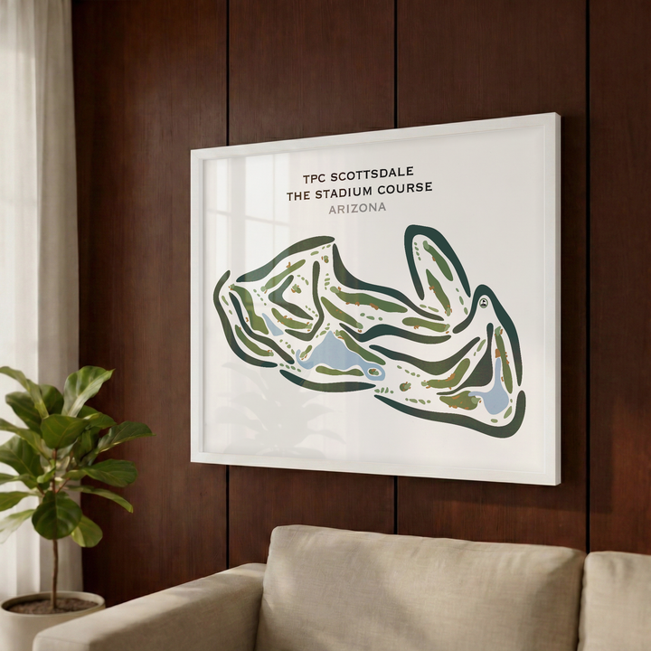 TPC Scottsdale Stadium Course, Arizona - Printed Golf Courses