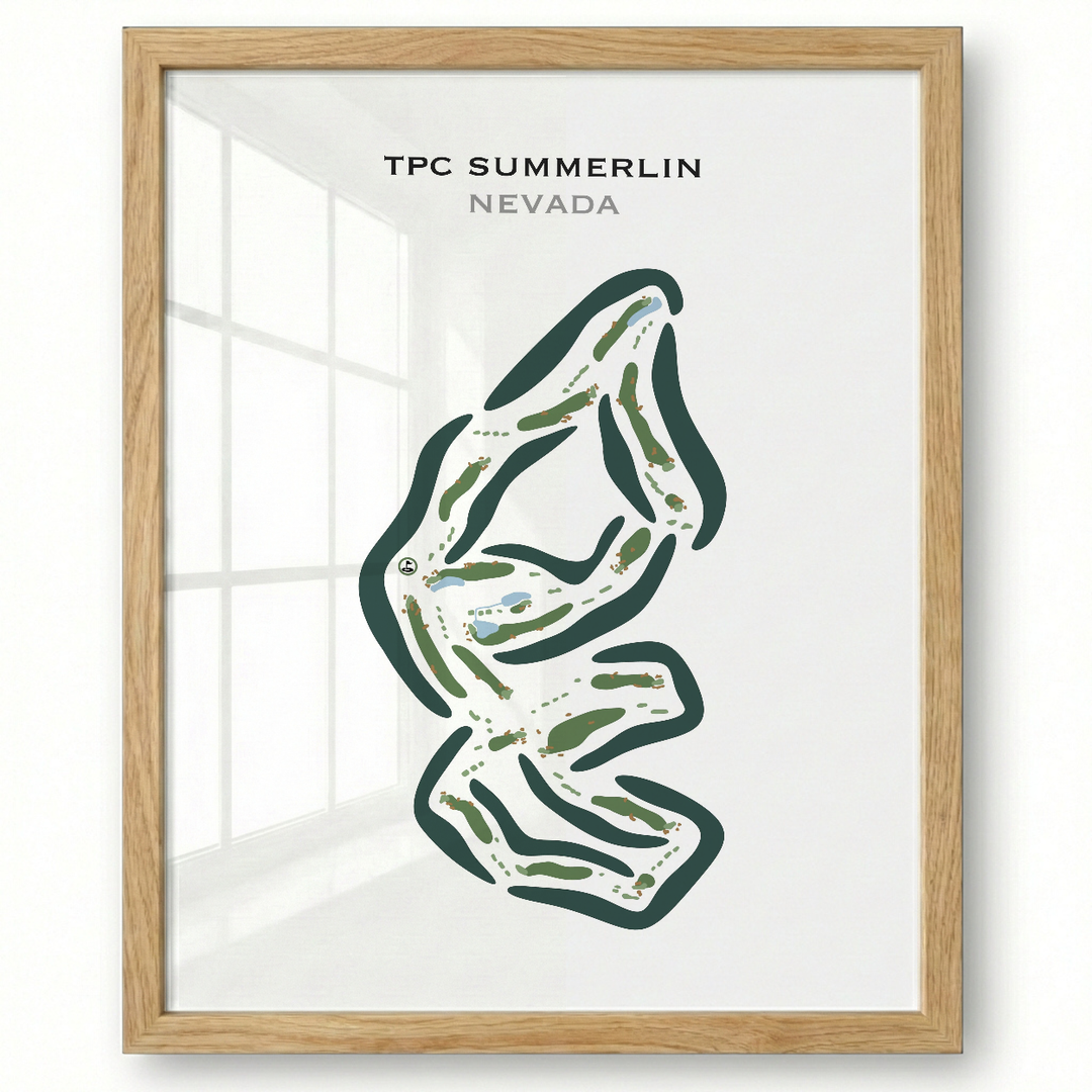 TPC Summerlin, Nevada - Printed Golf Courses