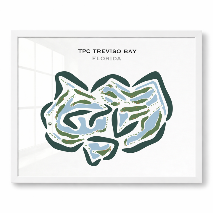 TPC Treviso Bay, Florida - Printed Golf Courses