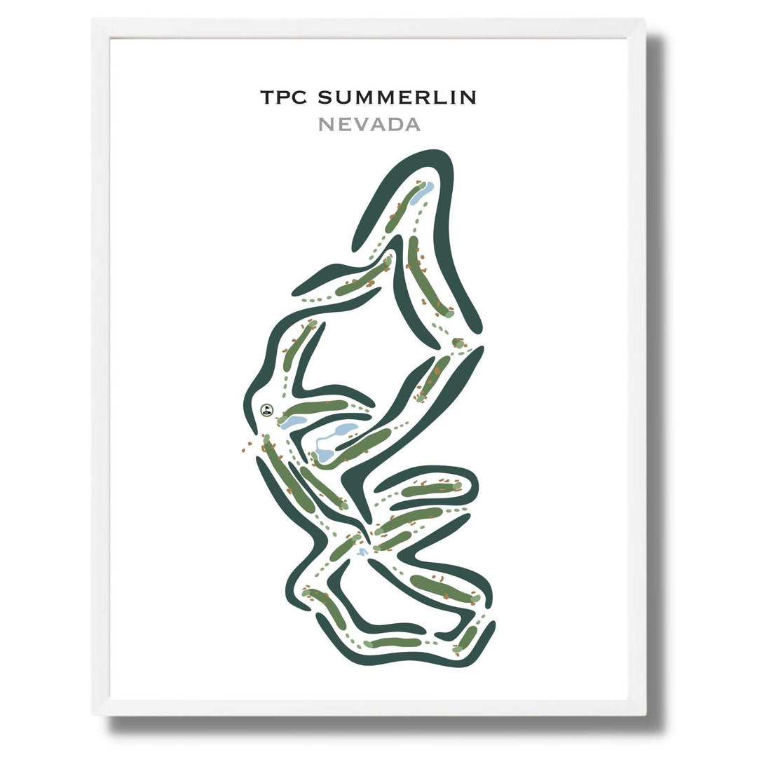 TPC Summerlin, Nevada - Printed Golf Courses - Golf Course Prints