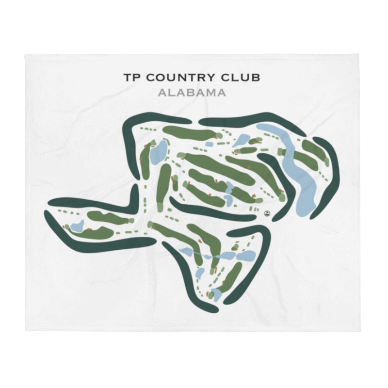 TP Country Club, Alabama - Printed Golf Courses