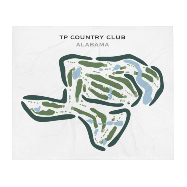 TP Country Club, Alabama - Printed Golf Courses