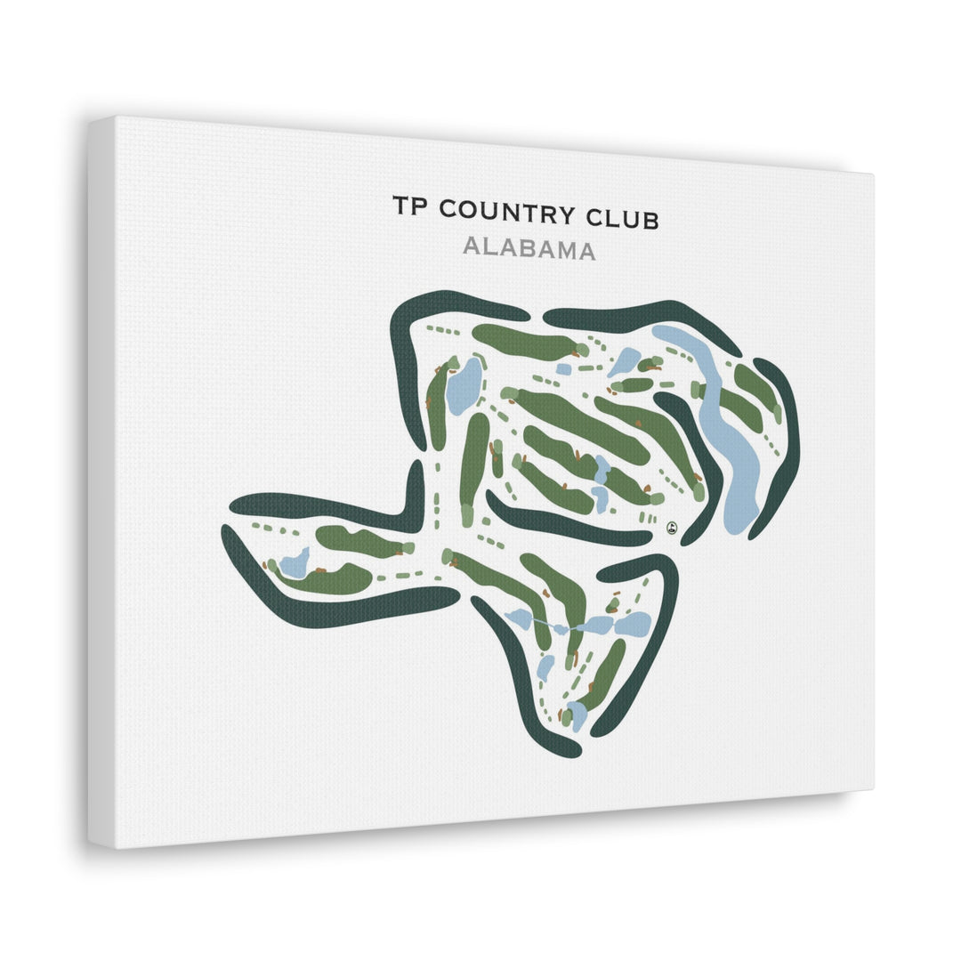 TP Country Club, Alabama - Printed Golf Courses