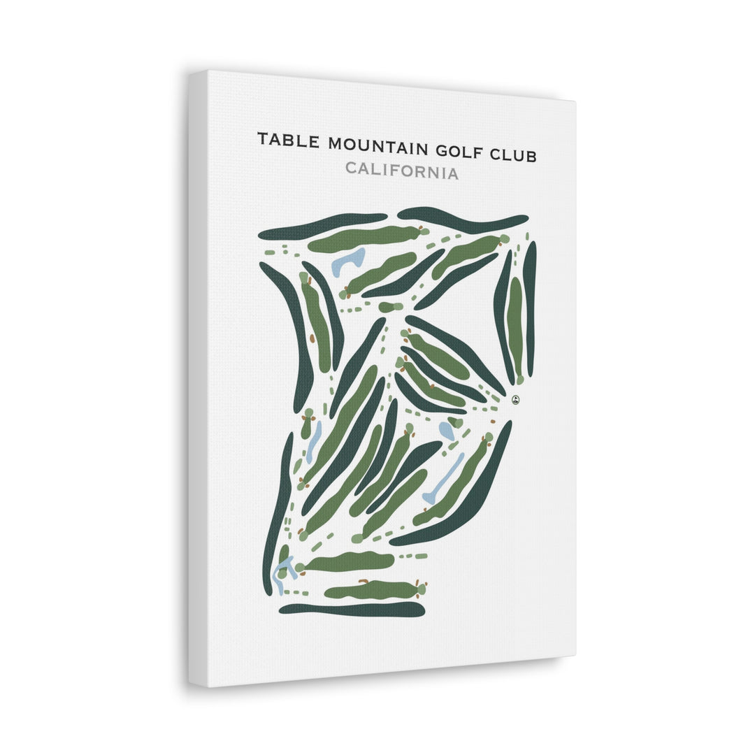 Table Mountain Golf Club, California - Printed Golf Course