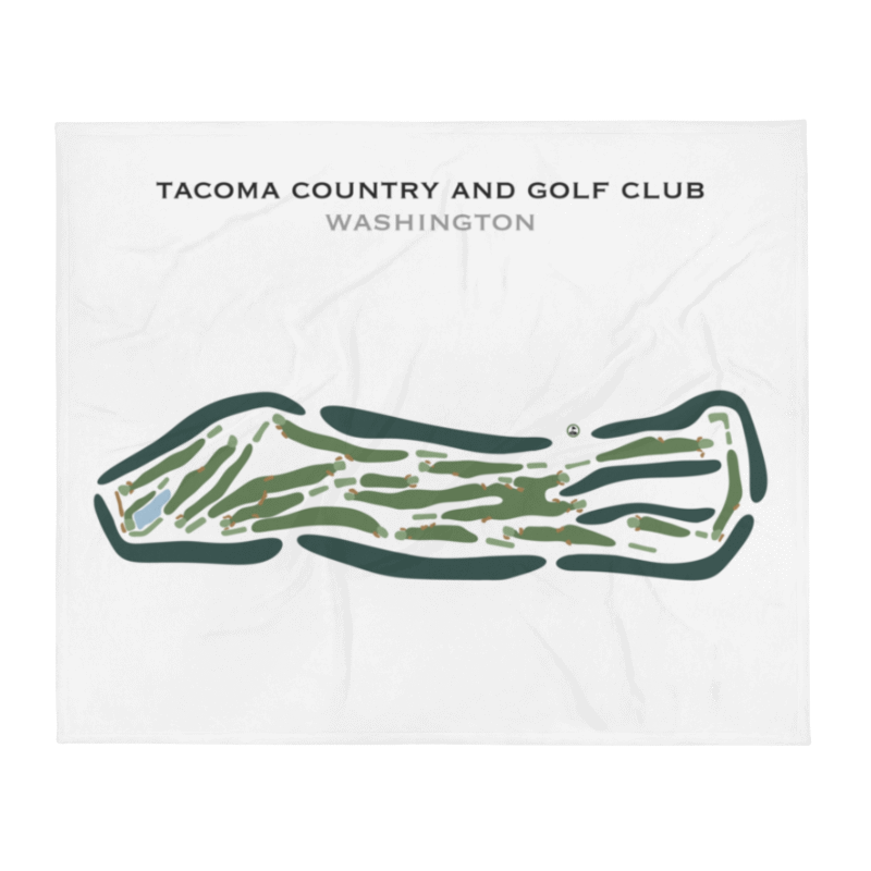 Tacoma Country & Golf Club, Washington - Printed Golf Courses