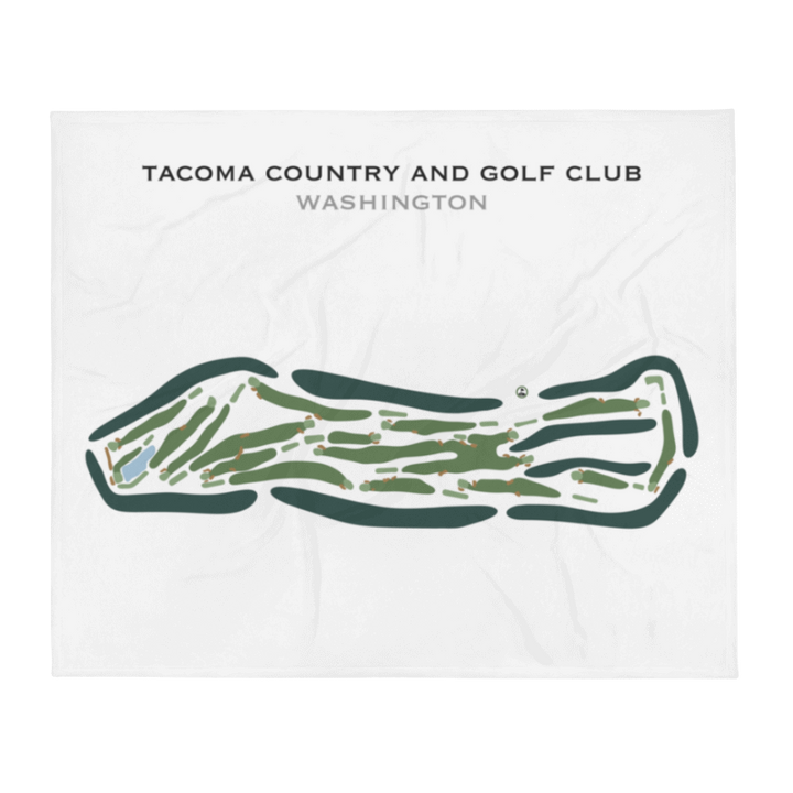 Tacoma Country & Golf Club, Washington - Printed Golf Courses