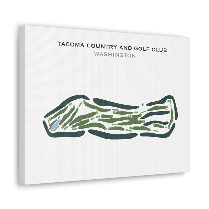 Tacoma Country & Golf Club, Washington - Printed Golf Courses