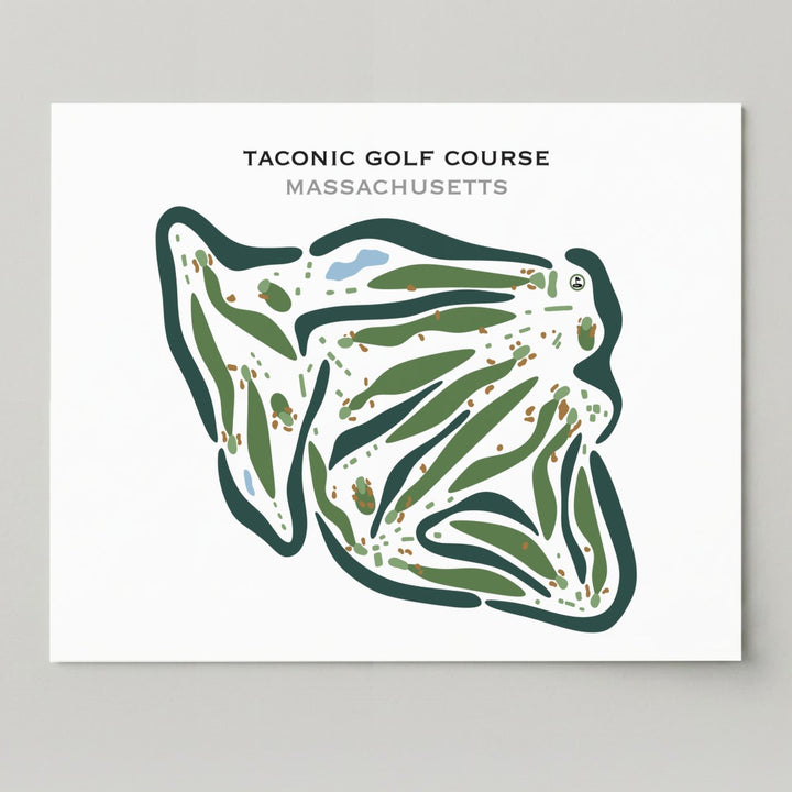 Taconic Golf Course, Massachusetts - Printed Golf Courses