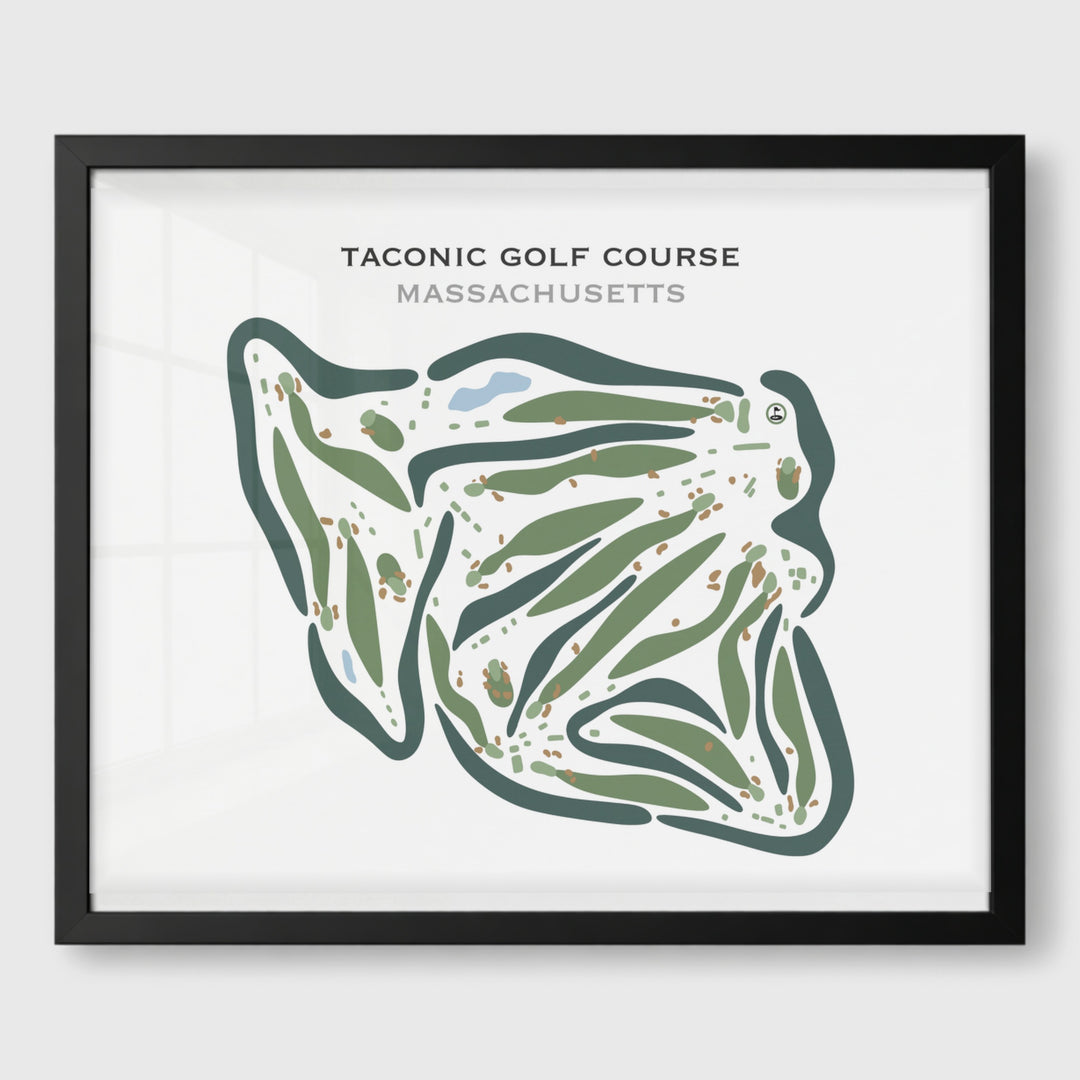 Taconic Golf Course, Massachusetts - Printed Golf Courses