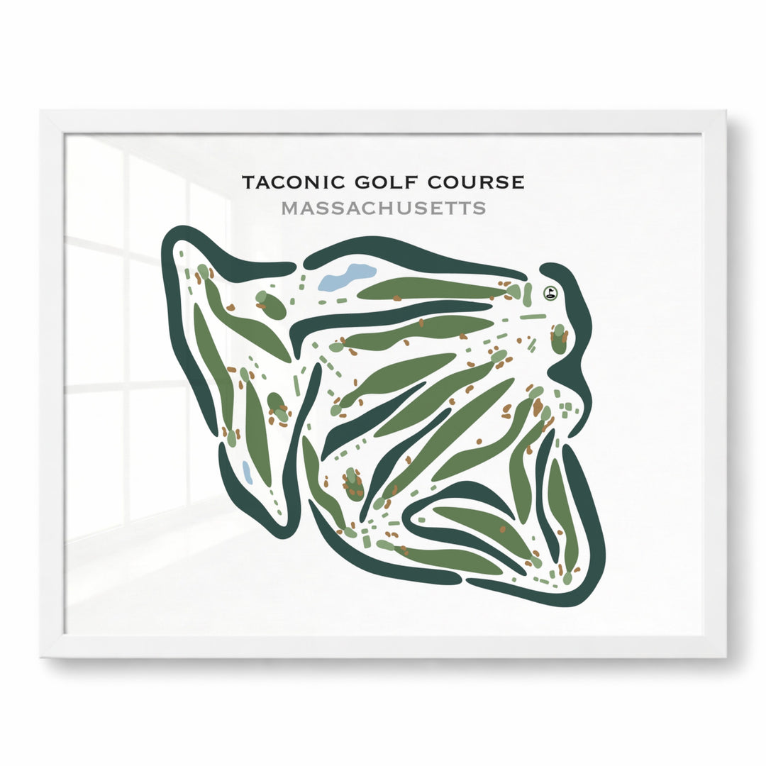 Taconic Golf Course, Massachusetts - Printed Golf Courses
