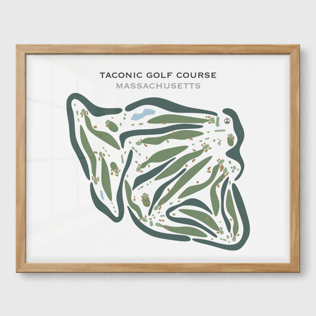 Taconic Golf Course, Massachusetts - Printed Golf Courses