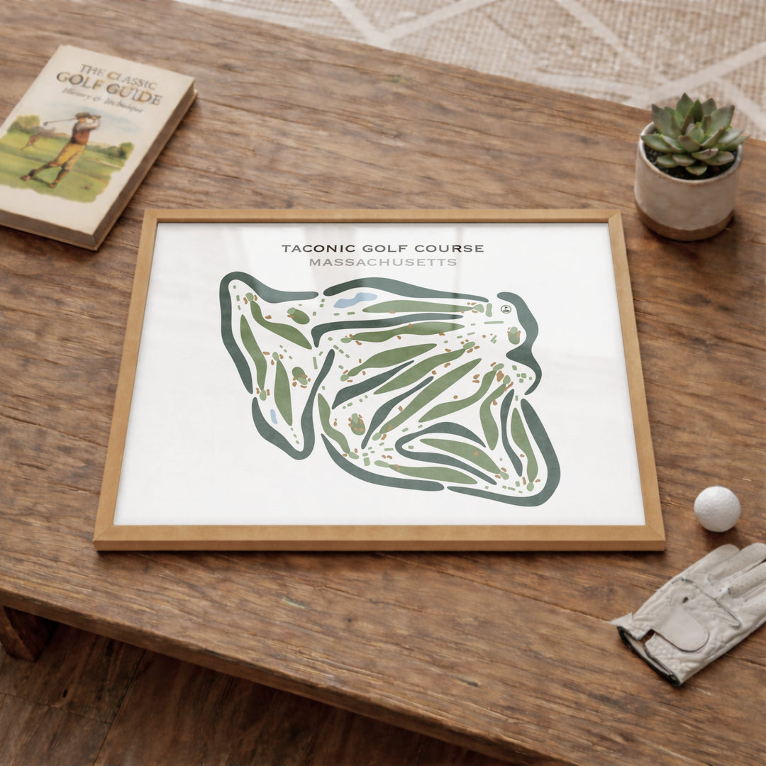 Taconic Golf Course, Massachusetts - Printed Golf Courses