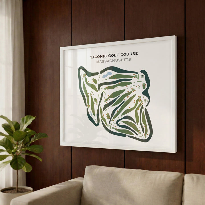 Taconic Golf Course, Massachusetts - Printed Golf Courses