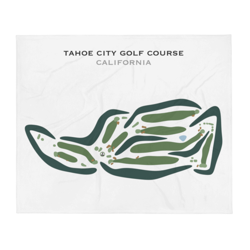 Tahoe City Golf Course, California - Printed Golf Courses