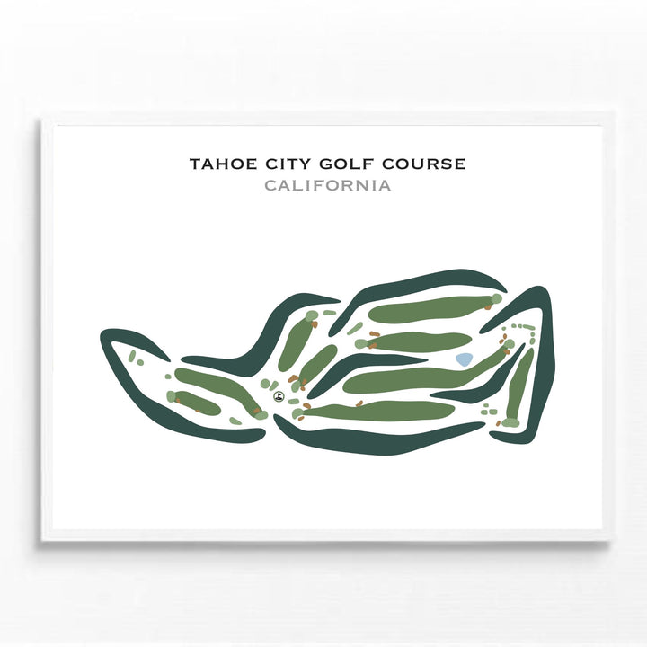 Tahoe City Golf Course, California - Printed Golf Courses