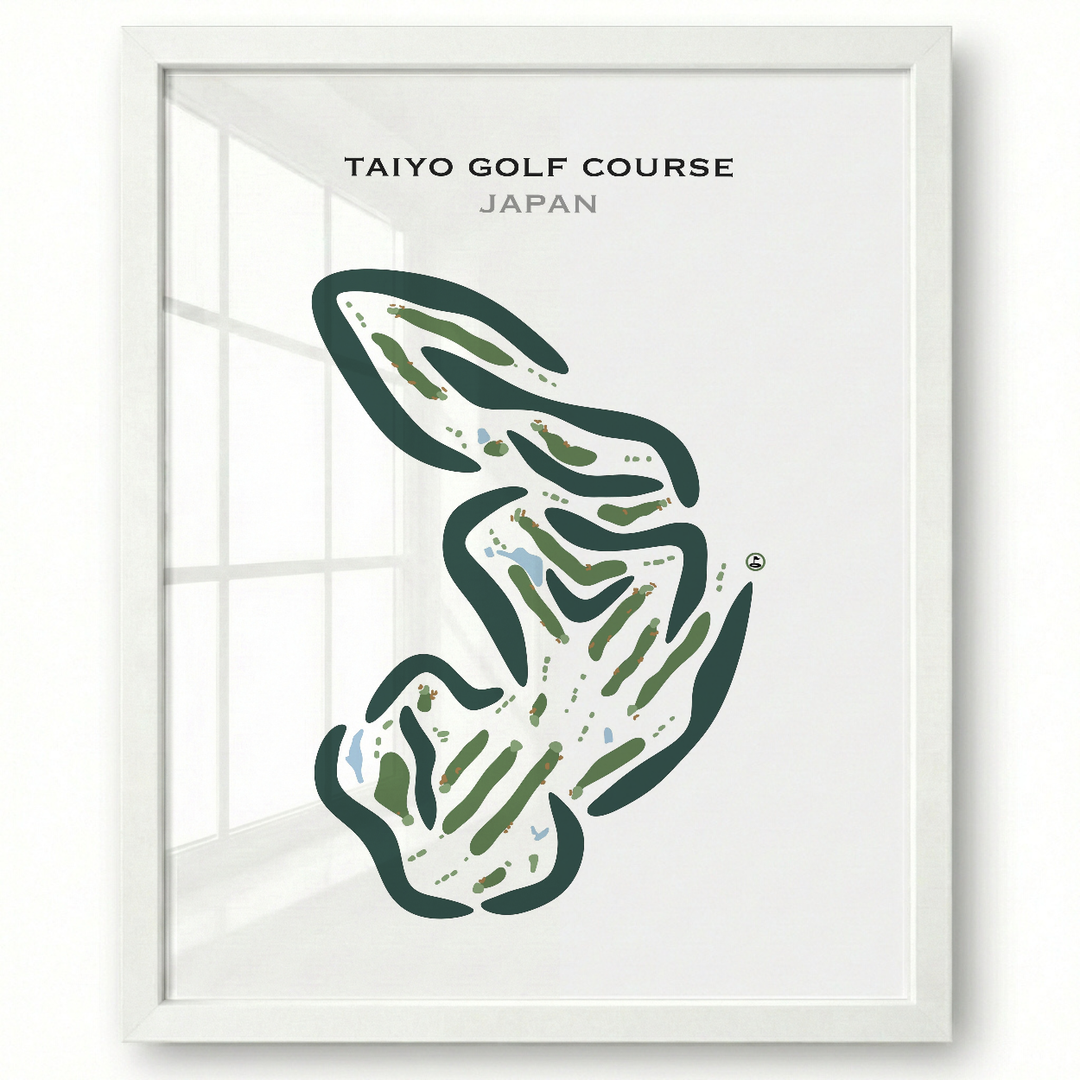 Taiyo Golf Course, Japan - Printed Golf Courses