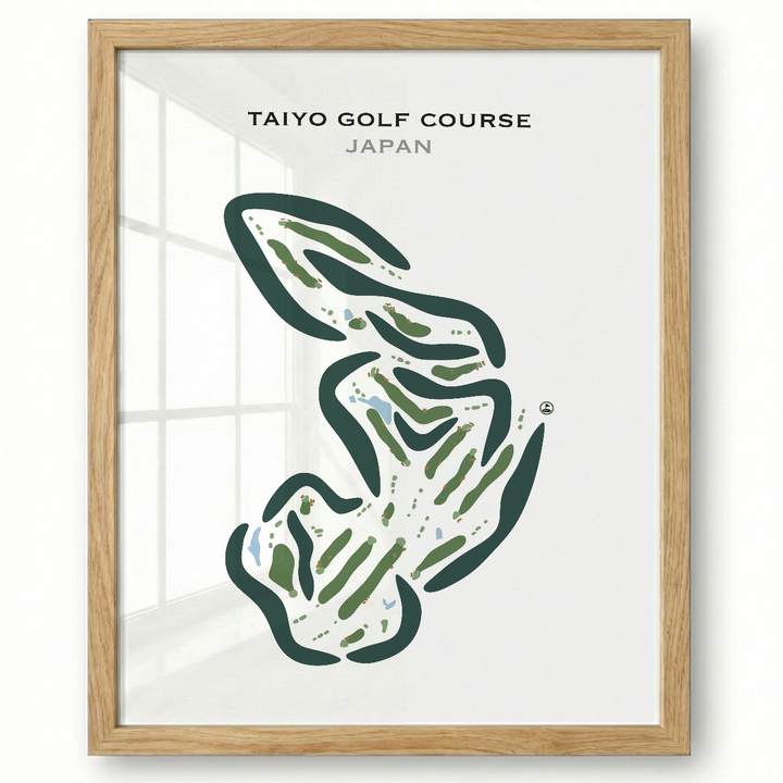 Taiyo Golf Course, Japan - Printed Golf Courses