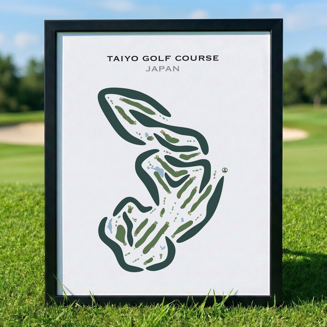 Taiyo Golf Course, Japan - Printed Golf Courses