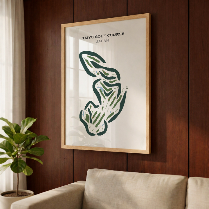 Taiyo Golf Course, Japan - Printed Golf Courses