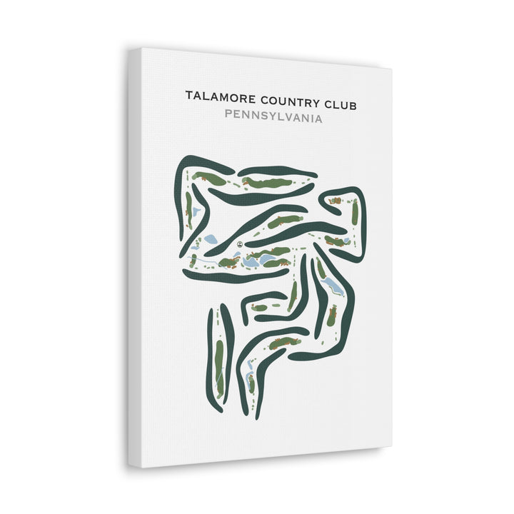 Talamore Country Club, Pennsylvania - Printed Golf Courses