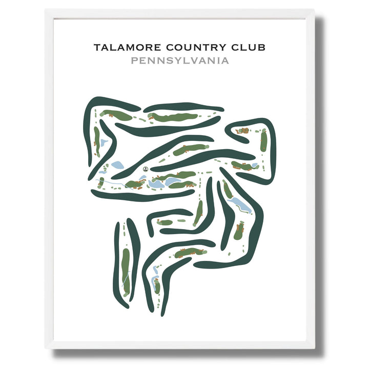 Talamore Country Club, Pennsylvania - Printed Golf Courses