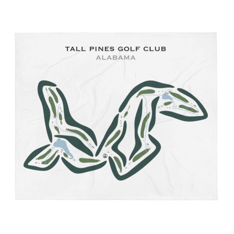 Tall Pines Golf Club, Alabama - Printed Golf Courses