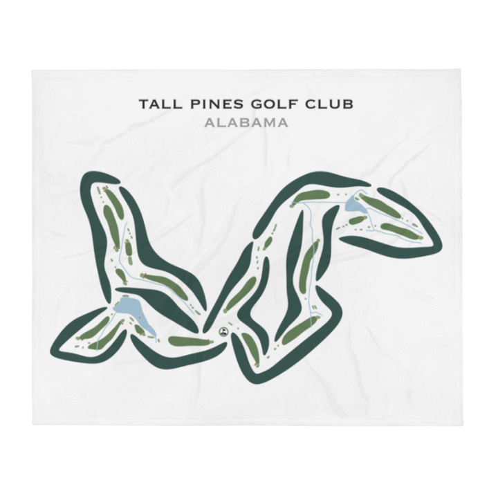 Tall Pines Golf Club, Alabama - Printed Golf Courses