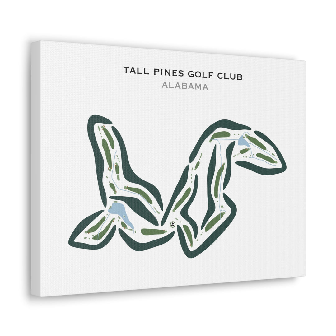 Tall Pines Golf Club, Alabama - Printed Golf Courses