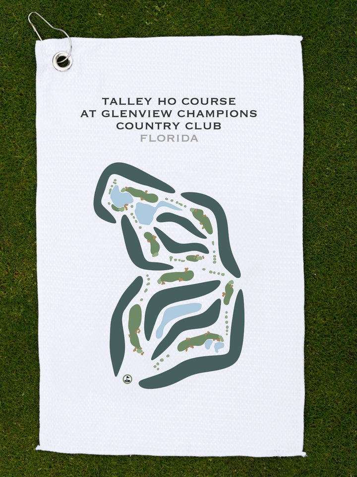 Talley Ho Course at Glenview Champions Country Club, Florida - Printed Golf Courses