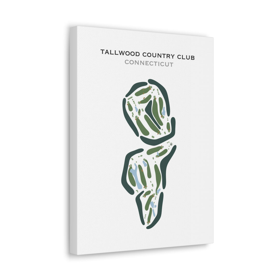 Tallwood Country Club, Connecticut - Printed Golf Courses