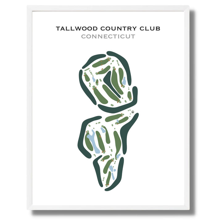 Tallwood Country Club, Connecticut - Printed Golf Courses