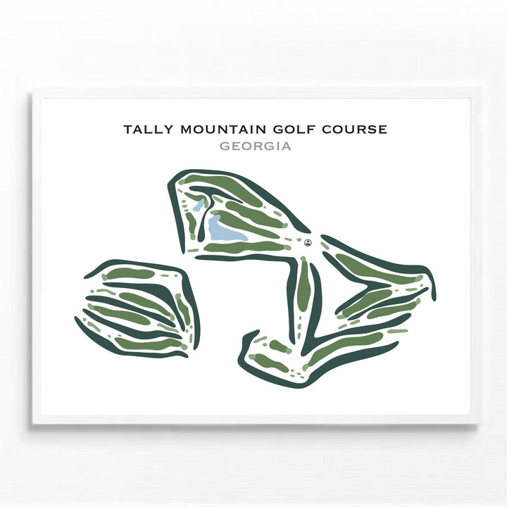 Tally Mountain Golf Course, Georgia - Printed Golf Course