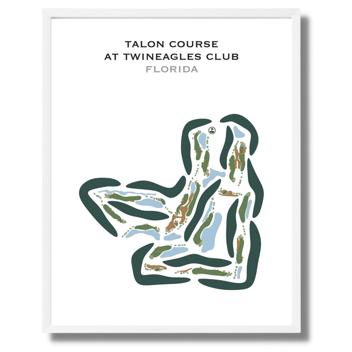 Talon Course at TwinEagles Club, Florida - Printed Golf Courses
