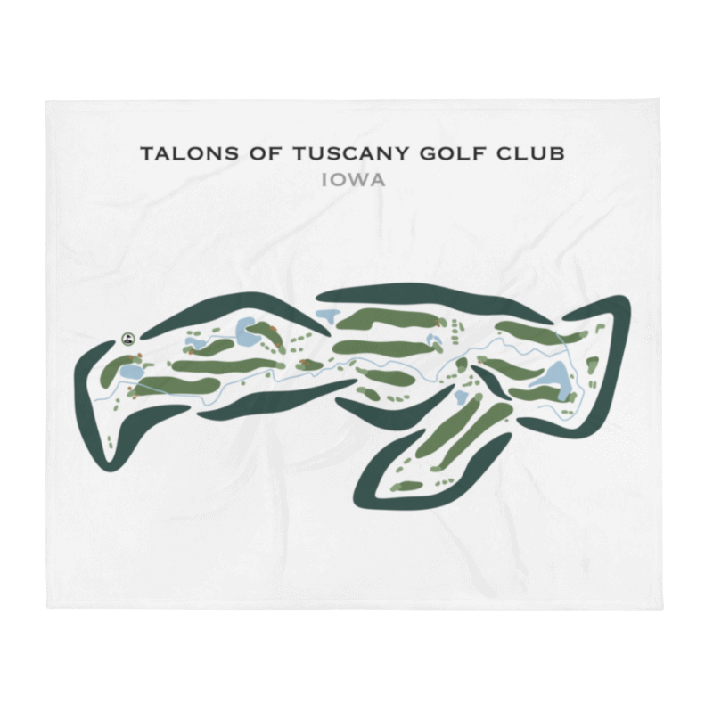 Talons Of Tuscany Golf Club, Iowa - Printed Golf Courses