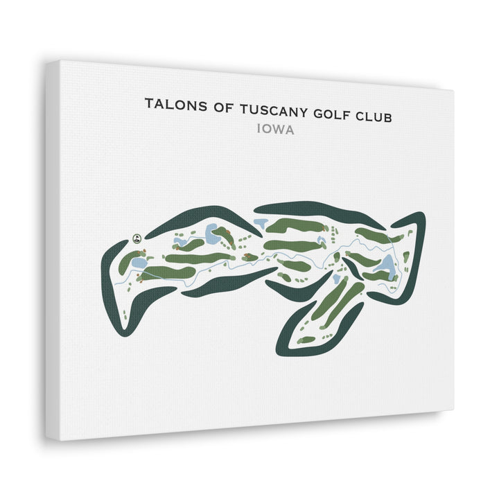 Talons Of Tuscany Golf Club, Iowa - Printed Golf Courses