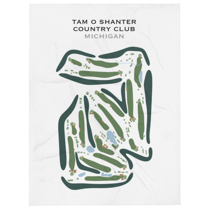 Tam O'Shanter Country Club, Michigan - Printed Golf Course