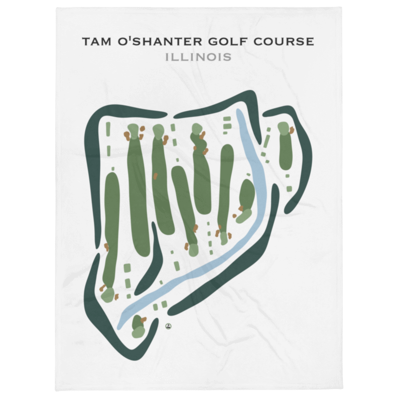 Tam O'Shanter Golf Course, Illinois - Printed Golf Courses