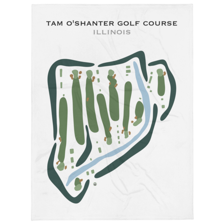 Tam O'Shanter Golf Course, Illinois - Printed Golf Courses