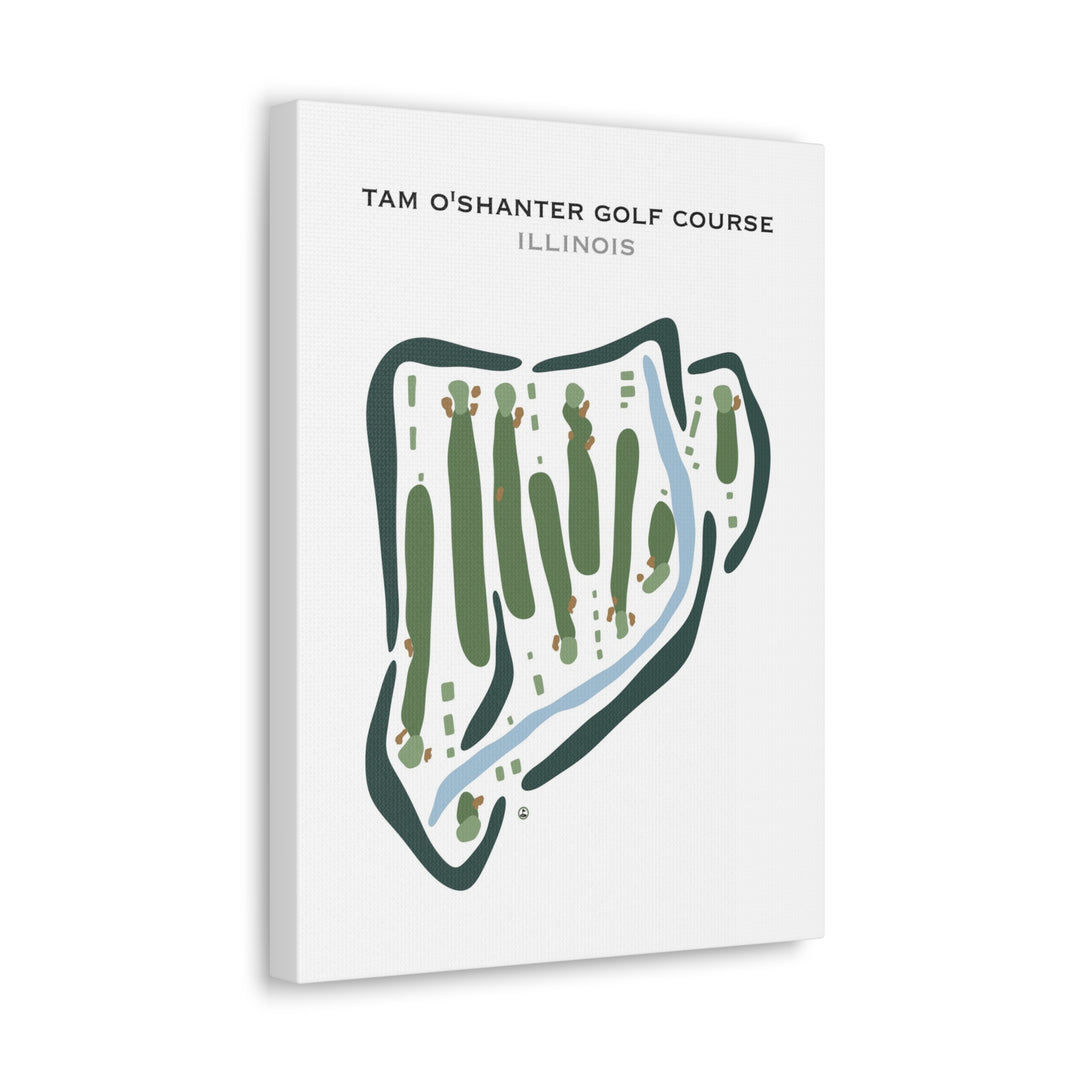 Tam O'Shanter Golf Course, Illinois - Printed Golf Courses