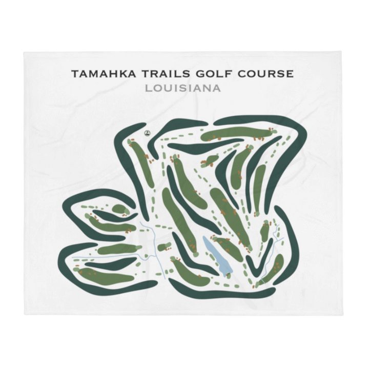 Tamahka Trails Golf Course, Louisiana - Printed Golf Courses