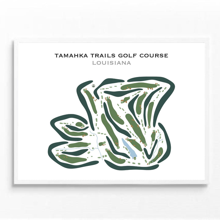 Tamahka Trails Golf Course, Louisiana - Printed Golf Courses