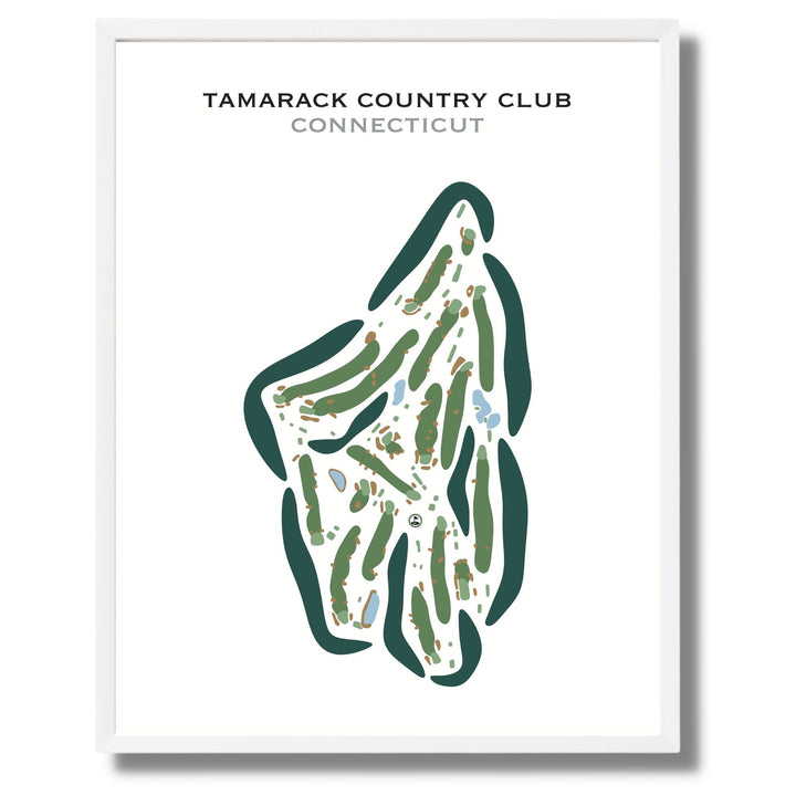Tamarack Country Club, Connecticut - Printed Golf Courses