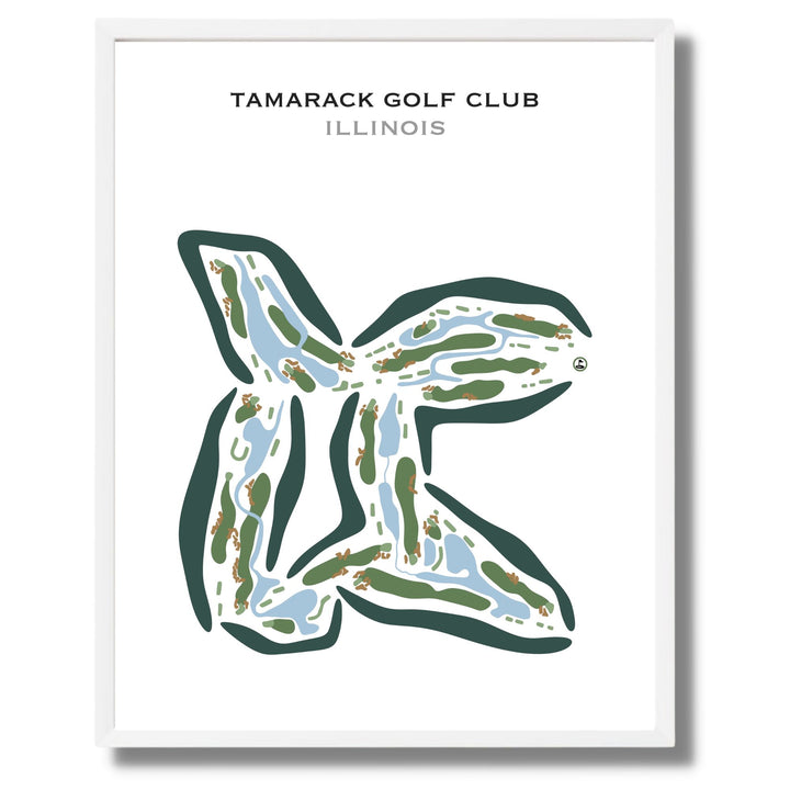 Tamarack Golf Club, Illinois - Printed Golf Courses