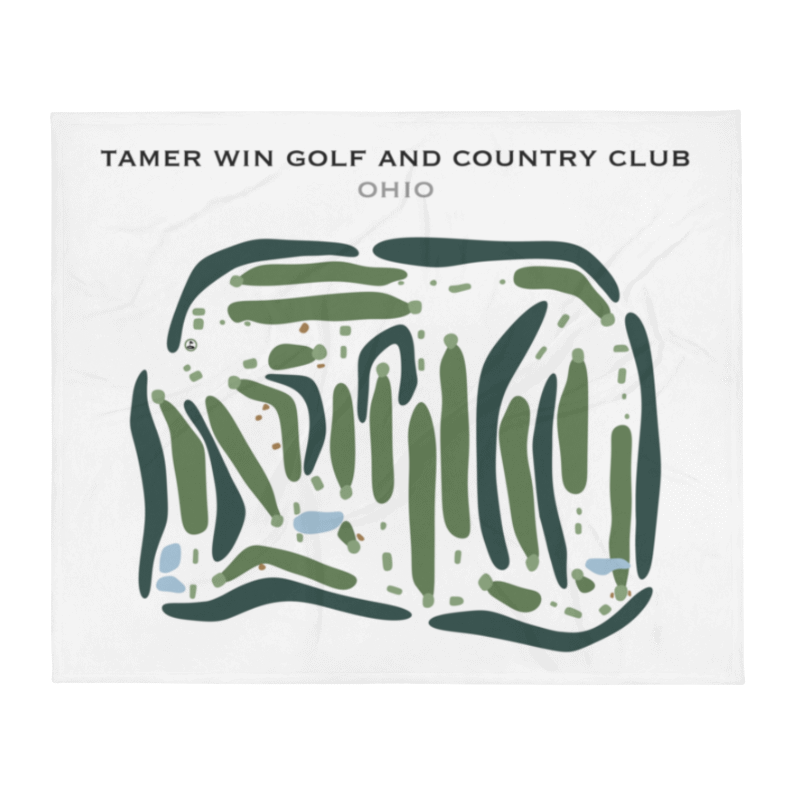 Tamer Win Golf & Country Club, Ohio - Printed Golf Courses