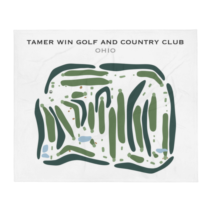 Tamer Win Golf & Country Club, Ohio - Printed Golf Courses