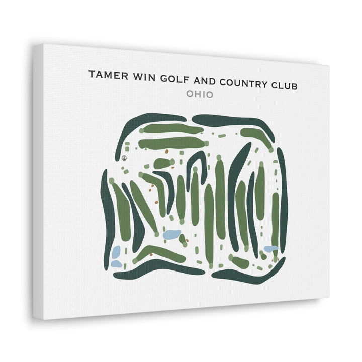 Tamer Win Golf & Country Club, Ohio - Printed Golf Courses