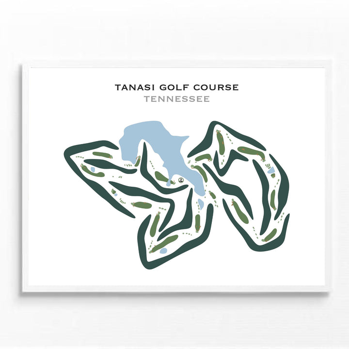 Tanasi Golf Course, Tennessee - Printed Golf Courses