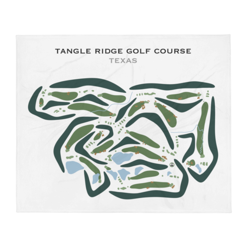 Tangle Ridge Golf Course, Texas - Printed Golf Courses