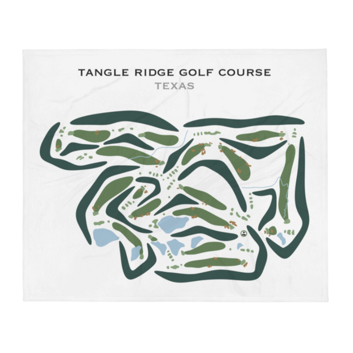 Tangle Ridge Golf Course, Texas - Printed Golf Courses